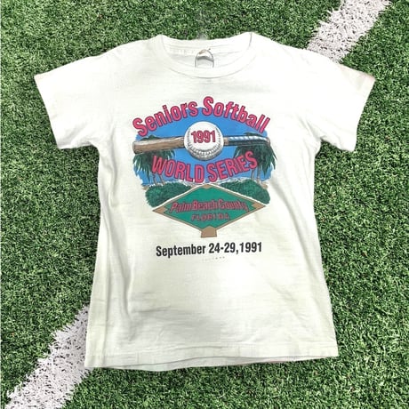[USED] 1991 baseball kids チビTee　⚾️🩷