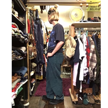 [USED] 太うね コーデュロイ PANTS グリーン