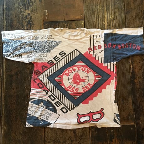[USED]全面プリント‼︎REDSOX  vintageTシャツ