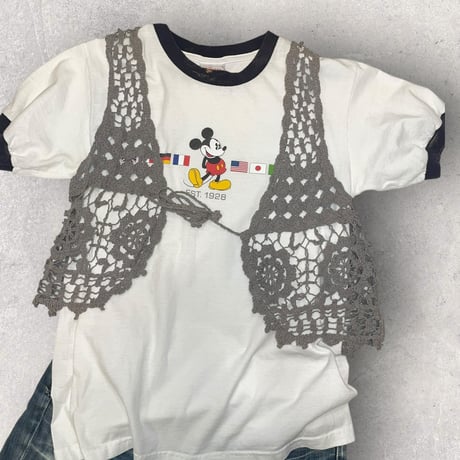 [USED] かぎ編み クロシェット ベスト♡