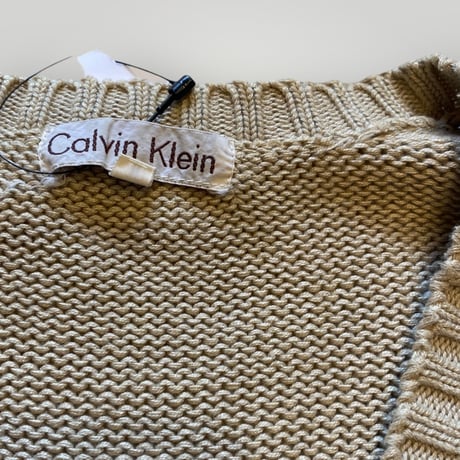[USED]Cavin Klein cottonショート丈ニット