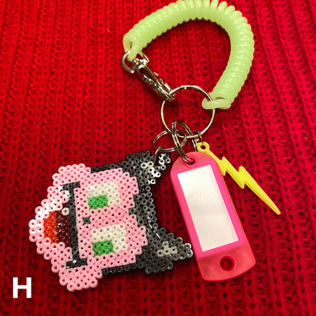 [BENICOTOY] くるくる ビーズ キーホルダー