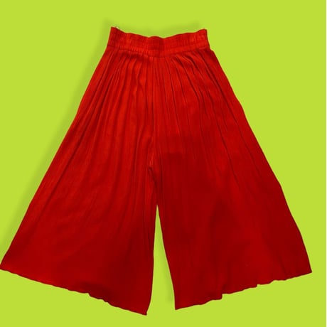[USED]RED❤️レーヨンフレアパンツ