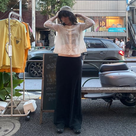 [USED] レースの前開きブラウス