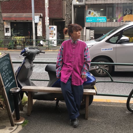 [USED] 切り替え COTTON  CHK シャツ