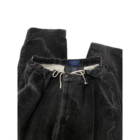 [USED] 太畝コーデュロイ PANTS  "紐入れ DARK GREY"
