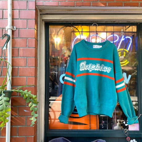 [USED] NFL ドルフィンズ ジャガードニット