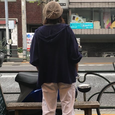 [USED] LINEN/RAYON♡シャツパーカー