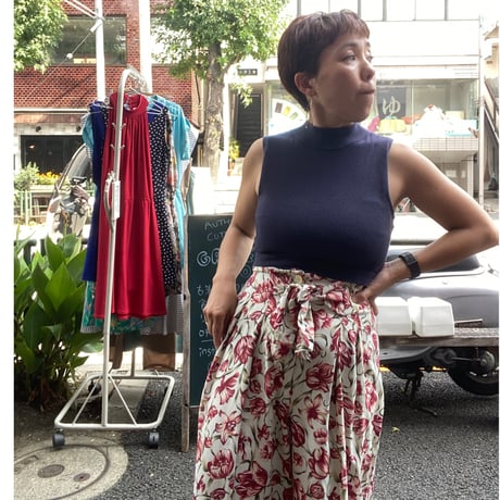 [USED] 花柄レーヨンパンツ 🌷