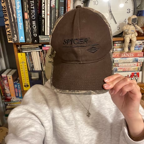 [USED] カモ柄2トーンのパネルCAP