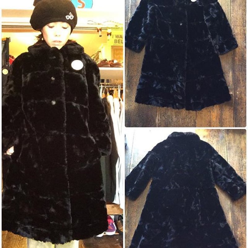 SALE】90's VINTAGE デザイン ファー ロングコート USED] vintage 丸襟ロングフェイクファーコート | garden730