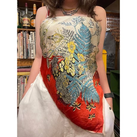 [USED] vintage 柄物スカーフ