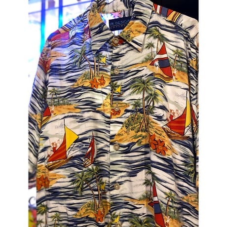 [USED] Boys SIZE⭐︎ レーヨン アロハシャツ
