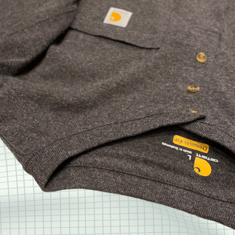 [USED] carhartt ロンTee  "CHARCOAL"