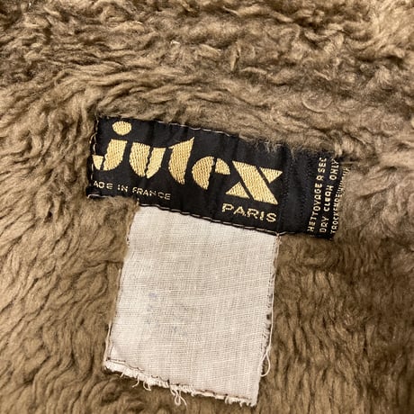 [USED] vintage ボアロングコート made in  FRANCE.