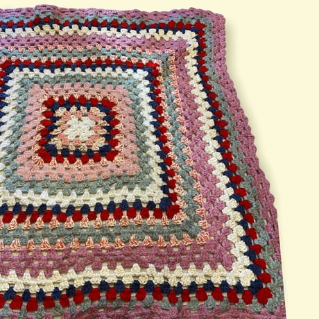 [USED]  鍵編みKNITの miniラグ