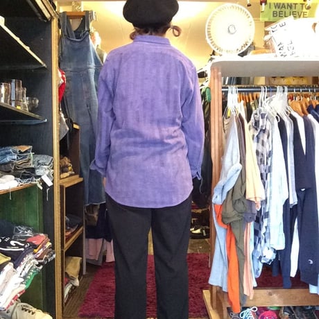 [USED] ストライプネルシャツ
