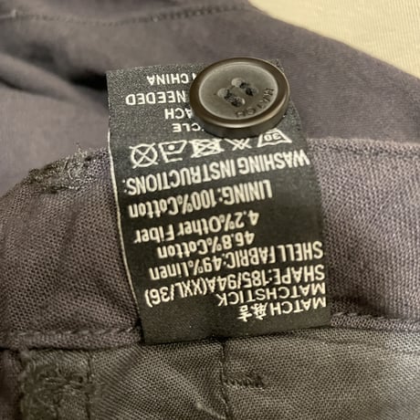 [USED] C.GREY LINEN PANTS