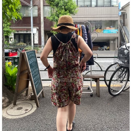 [USED] コーヒー豆 ショート丈サロペット