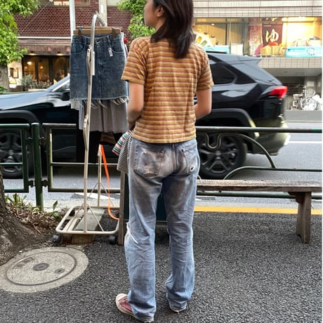 [USED]lady's mini tee ハデハデシリーズ🍊