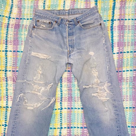 [USED] ダメージ Levi's 501 made in U.S.A.