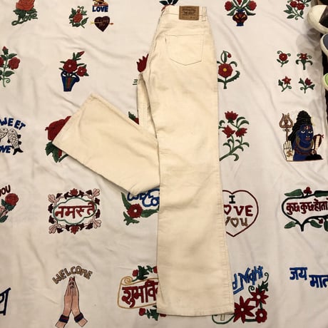 [USED] Levi's 517 オフホワイトコーデュロイPANTS