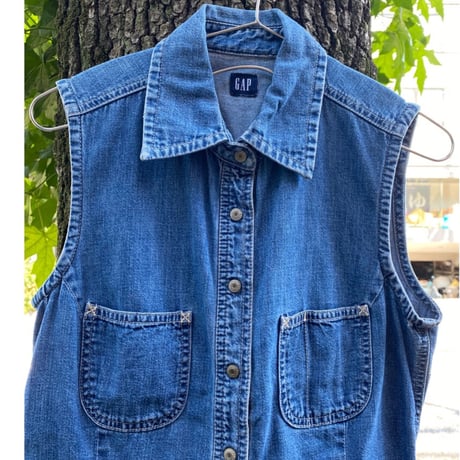 [USED] GAP ノースリーブ デニムシャツ