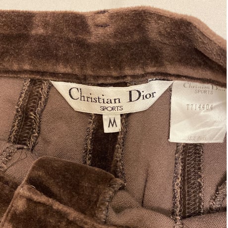 ［USED］Dior! SPORTS ベロアPANTS