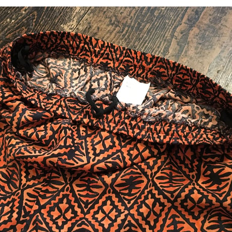 [USED]  ストレンジ柄 レーヨンPANTS