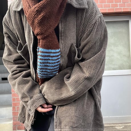 [USED] 太畝コーデュロイ ZIP シャツ JACKET
