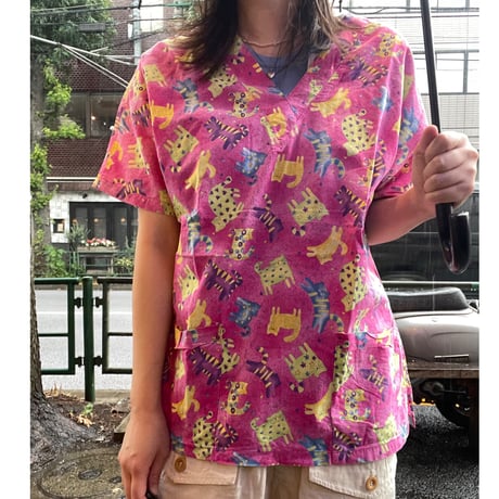 [USED]メディカルシャツ にゃんこ先生🐈‍⬛