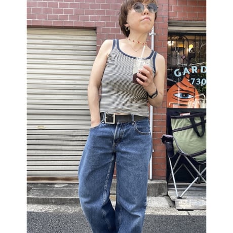 [USED] ボーダータンクトップ