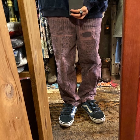 [USED] EURO 総柄イージーパンツ！