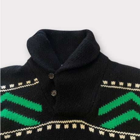 [USED] POLO RalphLauren ショールカラーニット