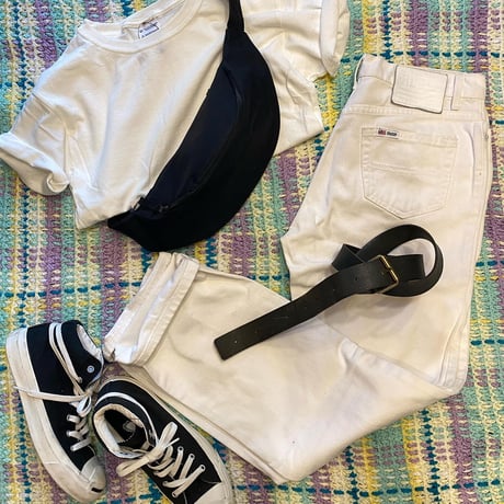 [USED]  40's ITALY ARMY レザーベルト