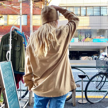 [USED] carhartt ロンTee  "BEIGE"
