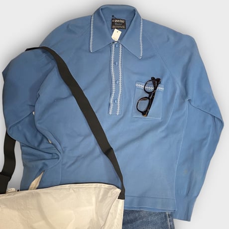 [USED]Vintage puriten blue knit