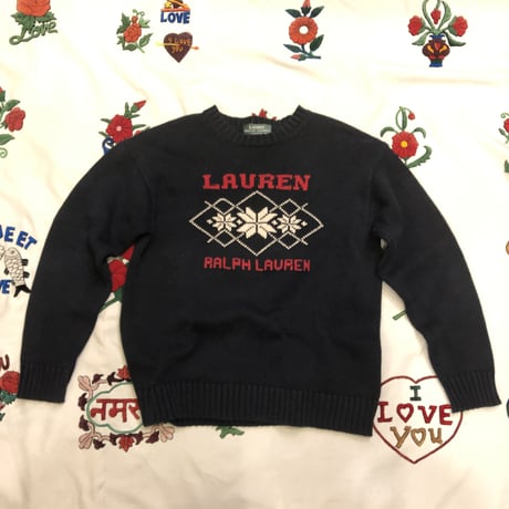 [USED] Ralph Lauren COTTON KNIT♡