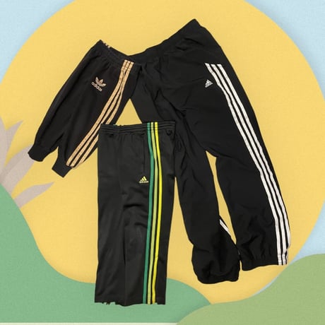 [USED] vintage adidas ジャージパンツ KIDS 90/104