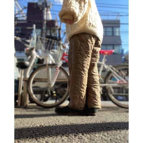 [USED] ドイツ軍  キルティング OVER PANTS