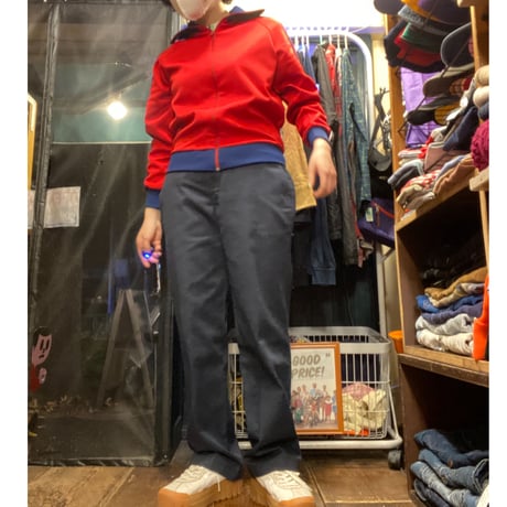 [USED] 80's vintage❤️💙adidas トラックJKT