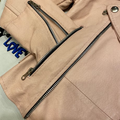 [USED] GARDE-Nworks UKタイプ本革ライダースJKT "PINK"