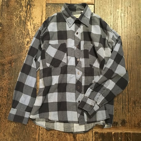 [USED] いい色ブルー コットンネルシャツ