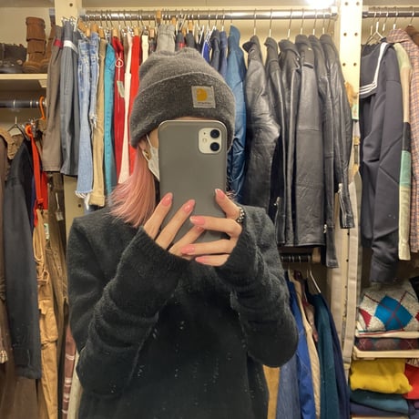 [USED] made in U.S.A. Carhartt ビーニー ！