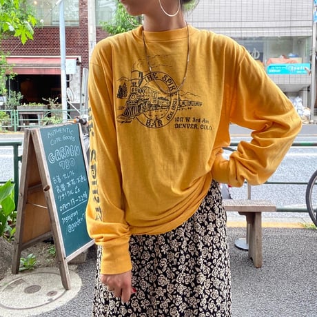 [USED] 80's LOGOロンtee