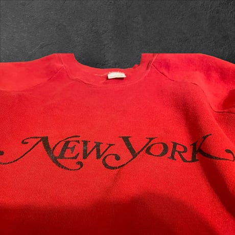 [USED]80's "NEW YORK magazine" SWEAT ❤️