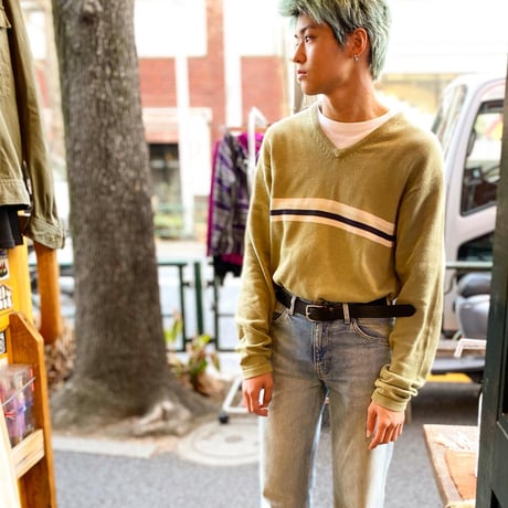 [USED] 00's GAP ボーダー COTTONニット