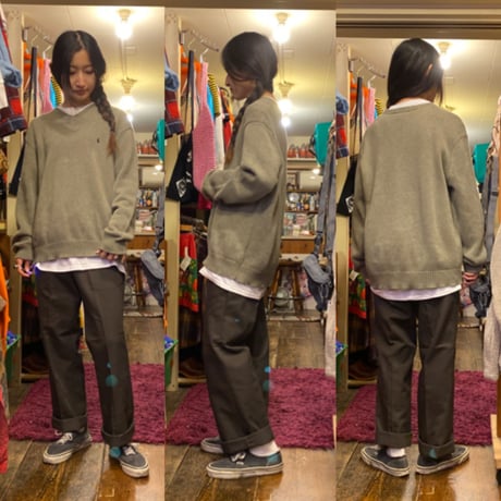[USED] Ralph Lauren COTTON KNIT！