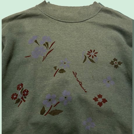 [USED] お花 ステンシル スエット
