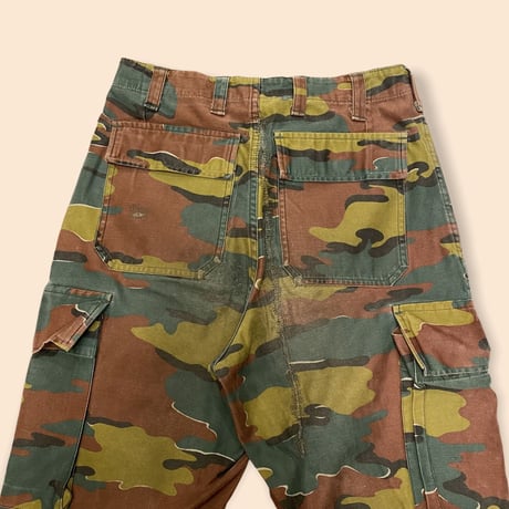 [USED] BELGIE CAMO CARGO PANTS！